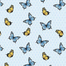 Wildflower Honey Butterflies & Honeycomb - Light Blue