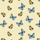 Wildflower Honey Butterflies & Honeycomb - Light Yellow