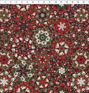 Winter Enchantment Kaleidoscope - Red