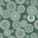 Winter Haven Dancing Doilies - Dark Teal