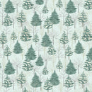 Winter Haven Forest Symphony - Light Turquoise/Pine