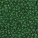 Winter Solstice - Little Snowflakes Green