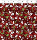 Winter Solstice II Poinsettia - Dark Red/Gold