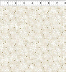 Winter Solstice II Snowflakes - White/Gold