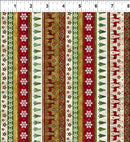 Winter Solstice II Stripe - Multi/Gold