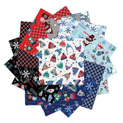 Winter Wonder Comfort Flannel 10" Squares - 42 pcs