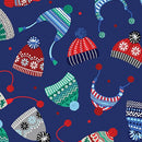Winter Wonder Comfort Flannel Cozy Hats - Navy