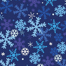 Winter Wonder Comfort Flannel Winter Snowflakes - Navy