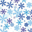 Winter Wonder Comfort Flannel Winter Snowflakes - White