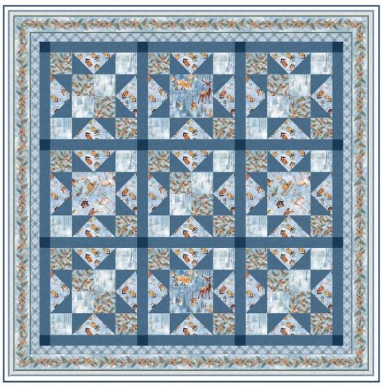 Winter's Wilds Quilt Kit