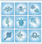 Wonders of the Ocean 42" Block Panel - Blue