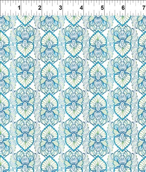 Wonders of the Ocean Abstract -  Blue