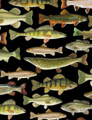 Woodland Retreat Fish - Black