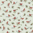 Woodland Whispers Cardinals - Aqua