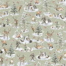 Woodland Whispers Woodland Animals - Aqua