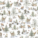 Woodland Whispers Woodland Animals - White