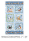 Woodland Wonderland 24" Panel - Blue
