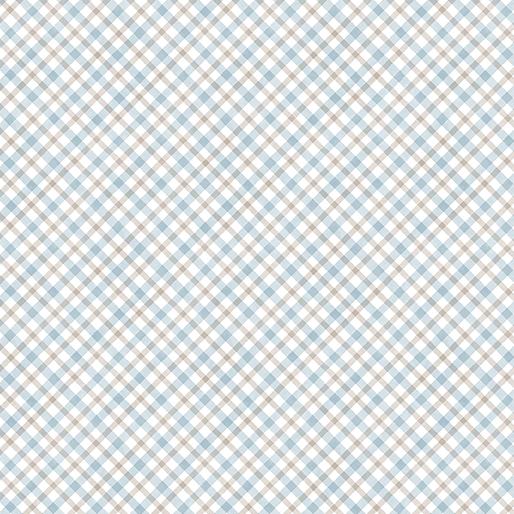 Woodland Wonderland Little Plaid - Blue/Tan