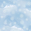 Woodland Wonderland Mountain View - Light Blue