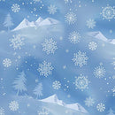 Woodland Wonderland Mountain View - Medium Blue