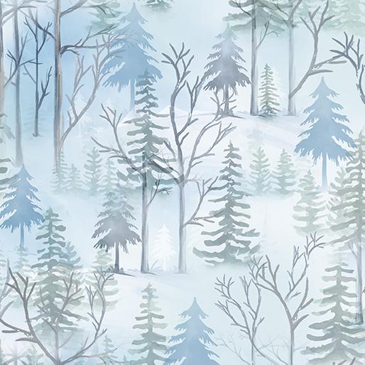 Woodland Wonderland Pine Woodland - Light Blue