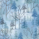 Woodland Wonderland Pine Woodland - Medium Blue