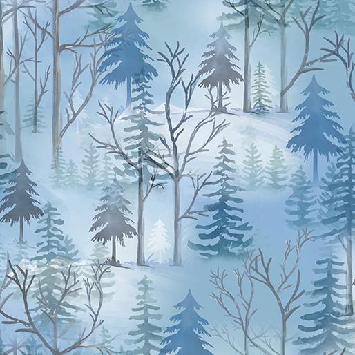 Woodland Wonderland Pine Woodland - Medium Blue