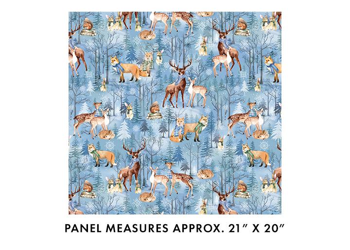 Woodland Wonderland Scenic - Medium  Blue