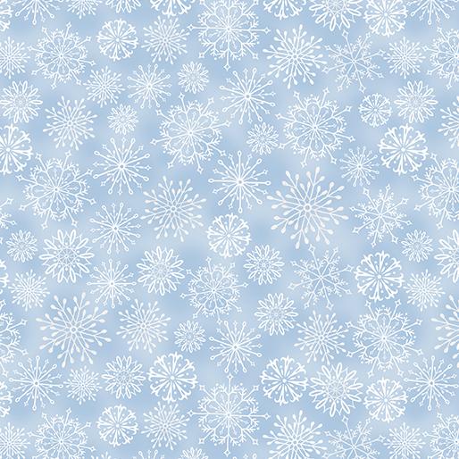 Woodland Wonderland Snowflake Wonderland - Light Blue