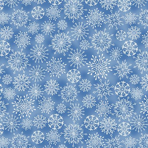 Woodland Wonderland Snowflake Wonderland - Medium Blue