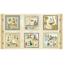 World Traveler 24" Nautical Panel - Beige