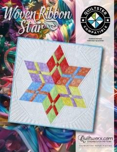 Woven Ribbon Star Foundation Paper Piecing Class Sunday Nov. 17th 2024 10-3 PM