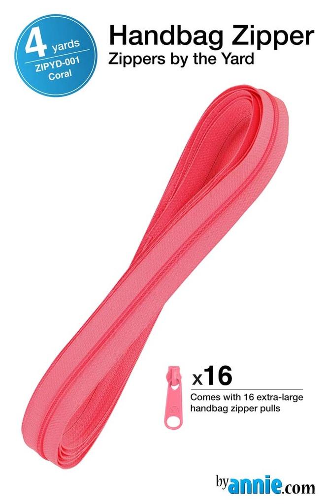 Zipper BTY - Coral New Spring Bundle Color