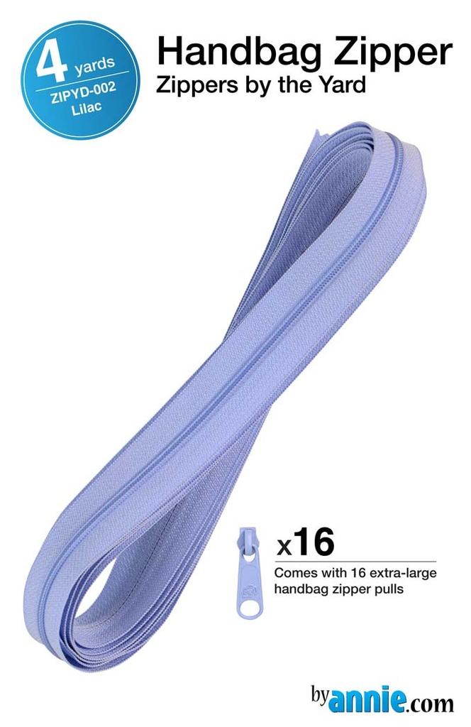 Zipper BTY - Lilac  New Spring Bundle Color