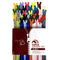 Zipper Sets 18"  22 colors - 44 pcs/box