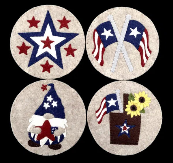 Patriotic DIY Coasters Kit