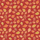 ello Pumpkin Mosaic Leaves - Red