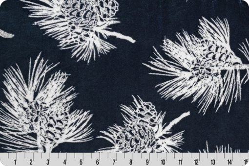 Pinecones-Navy