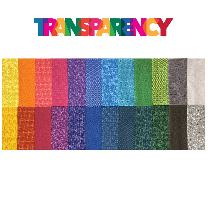 Transparency - Fat Quarter Bundle 24 pcs