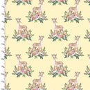 3W Woodland Wander-Deer Blooms-Yellow