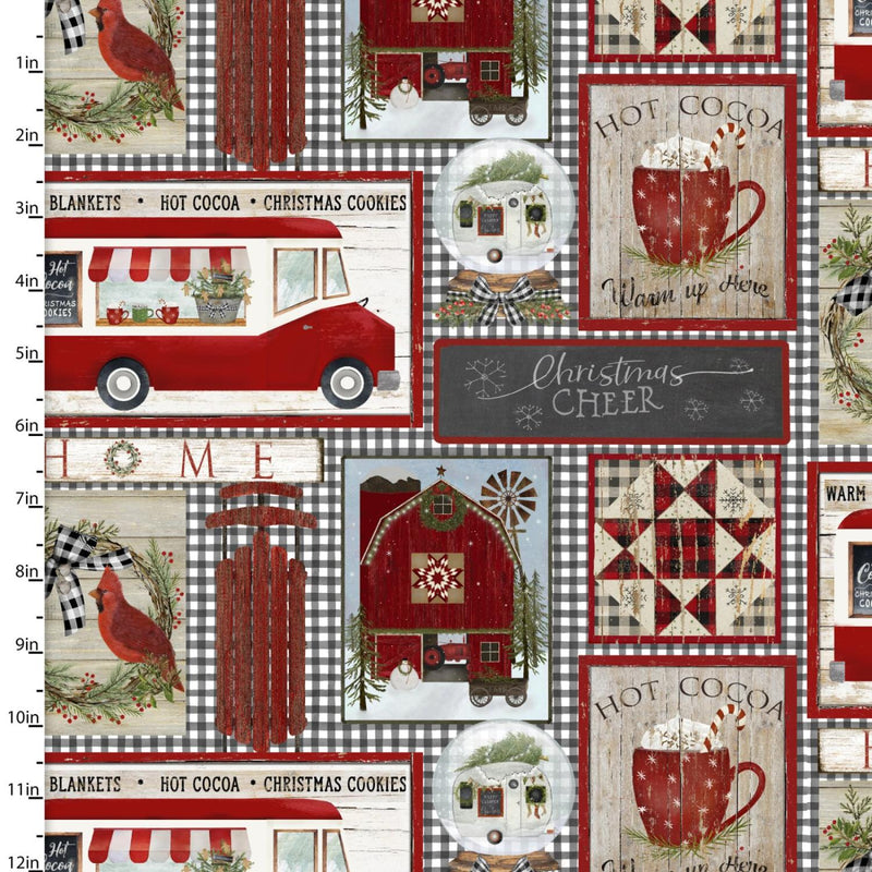 A Christmas to Remember - Home Patch Multicolored