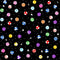 Amazing Aliens Planet Dots 1996G-99 Black