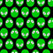 Amazing Aliens Green Alien Heads  1993G-66