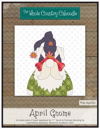April Gnome Precut Fused Applique Pack