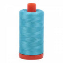 Aurifik Cotton Thread Solid 50wt 1422yds Bright Turquoise 5005