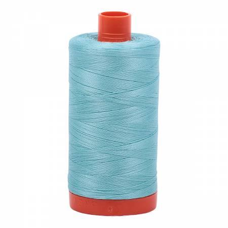 Aurifik Cotton Thread Solid 50wt 1422yds Turquoise 5006