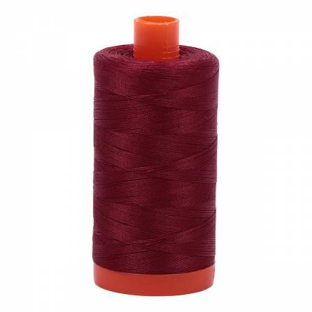 Aurifil Cotton Thread Solid 50wt 1422yds Dark Carmine Red 2460