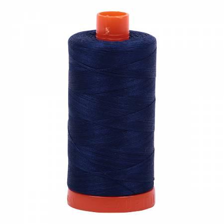 Aurifil Cotton Thread Solid 50wt 1422yds Dark Navy  2784