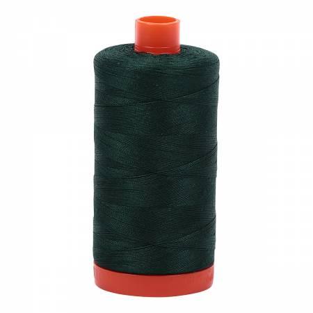 Aurifil Cotton Thread Solid 50wt 1422yds Forest Green 4026