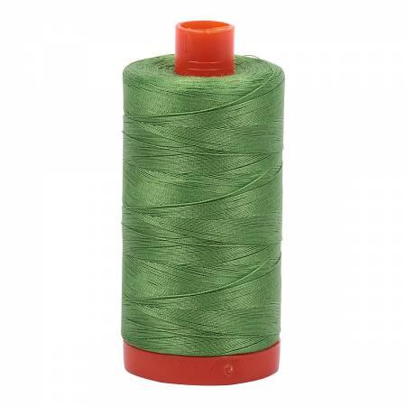 Aurifil Cotton Thread Solid 50wt 1422yds Grass Green 1114